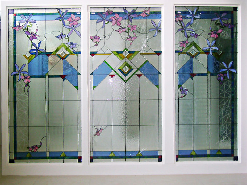 สเตนกลาสรางตะกั่ว Stained Glass ( Lead Rails )